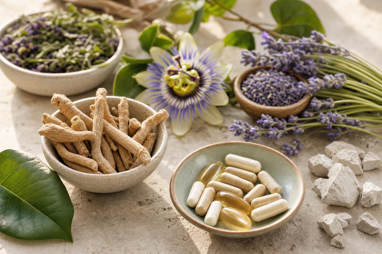 Calming herbs and supplements considered as natural alternatives to anxiety medication