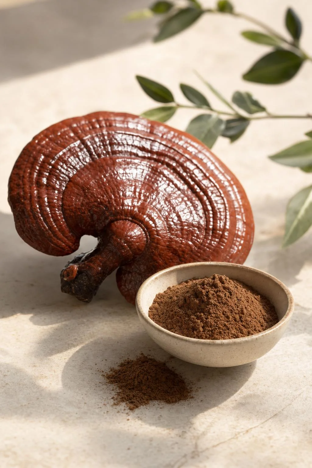 Reishi Ganoderma Lucidum monograph visual